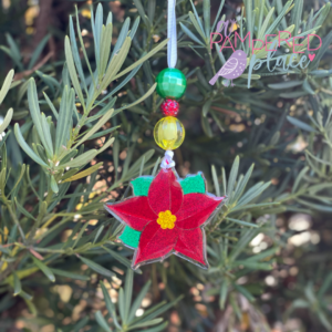 Poinsettia Ornament