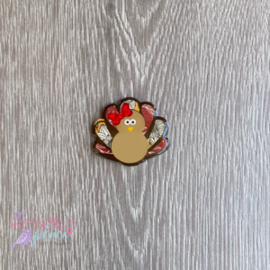 Badge Reels – Turkey with Bow