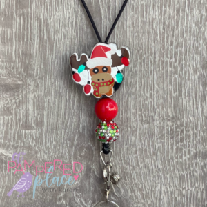 Badge Reel – Jolly Reindeer