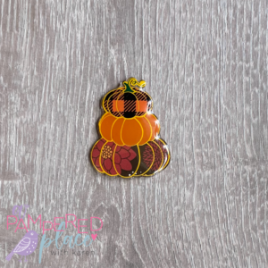 Badge Reel – Thanksgiving Stacked Pumpkins