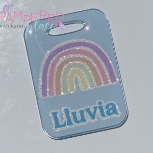 Luggage Tag – Boho Rainbow