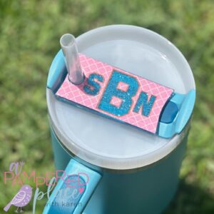 Tumbler Tag – Pink & Blue