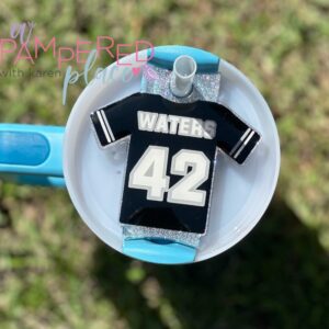 Tumbler Tag – Football Jersey