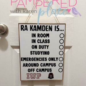 Door Hanger – Dorm