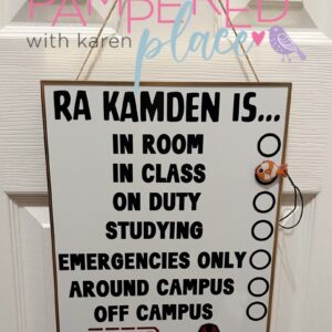 Door Hanger – Dorm