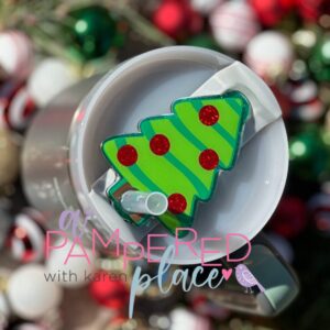 Tumbler Tag – Christmas Tree Tumbler Tag