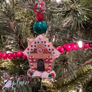 Gingerbread House Ornament  (large)