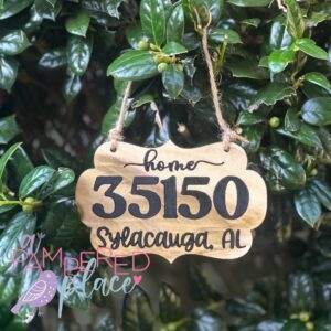 Personalized Zip Code Ornament