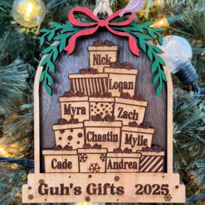 Stacked Presents Personalized Keepsake