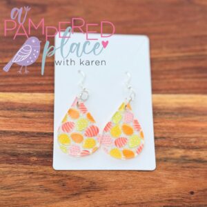 Easter Egg Droplet Earrings