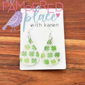 Shamrock Droplet Earrings